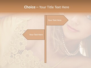 Portrait Makeup Healthy PowerPoint Template