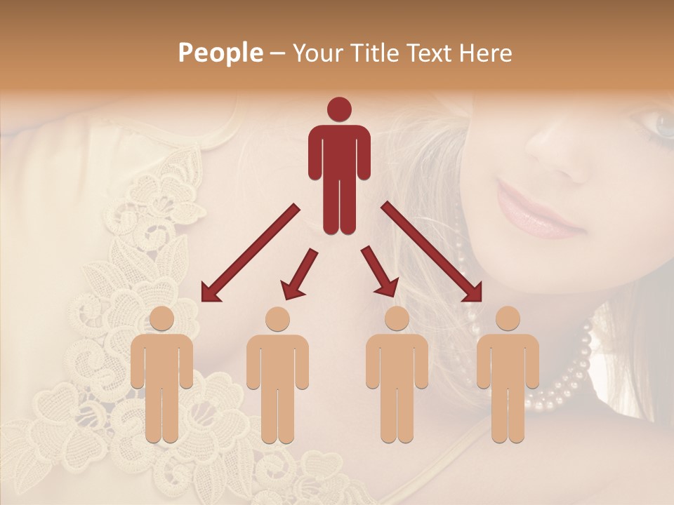 Portrait Makeup Healthy PowerPoint Template