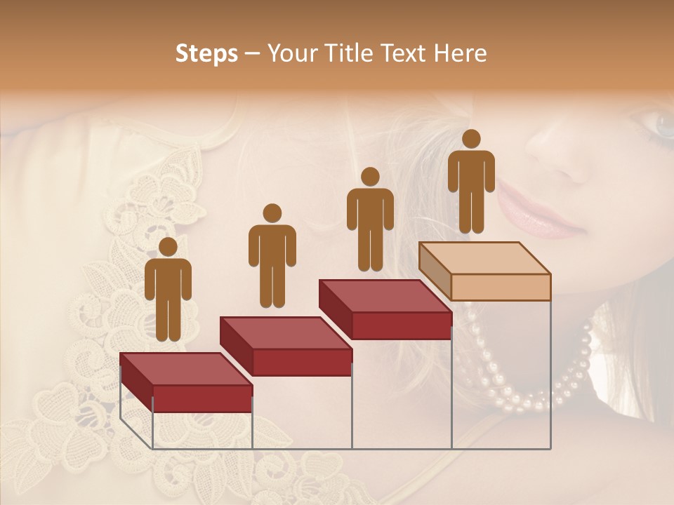 Portrait Makeup Healthy PowerPoint Template