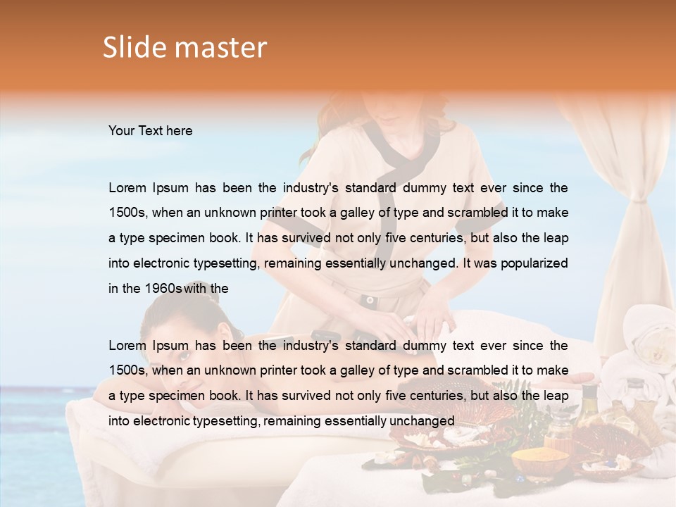 Candle Herbal Lifestyle PowerPoint Template