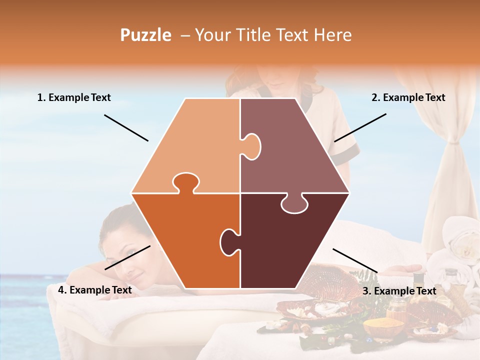 Candle Herbal Lifestyle PowerPoint Template