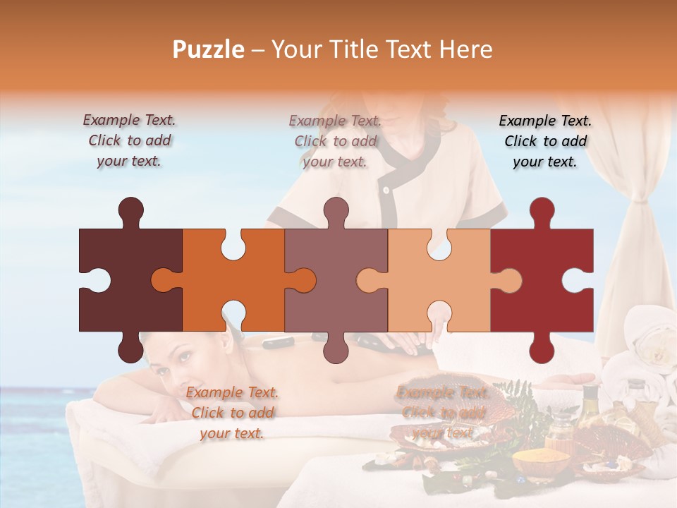 Candle Herbal Lifestyle PowerPoint Template