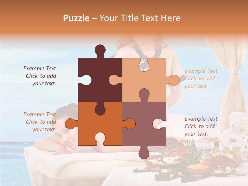 Candle Herbal Lifestyle PowerPoint Template