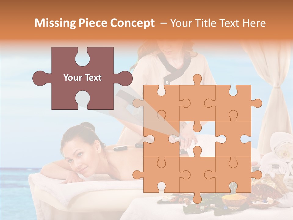 Candle Herbal Lifestyle PowerPoint Template