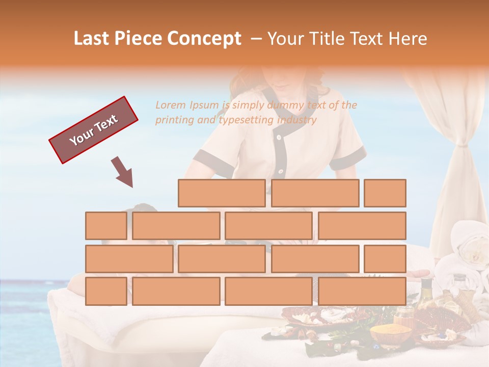 Candle Herbal Lifestyle PowerPoint Template