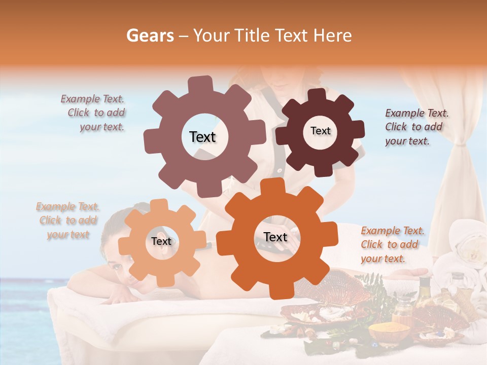 Candle Herbal Lifestyle PowerPoint Template