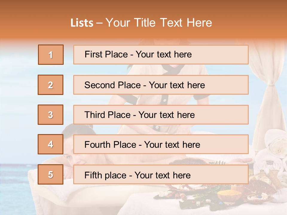 Candle Herbal Lifestyle PowerPoint Template
