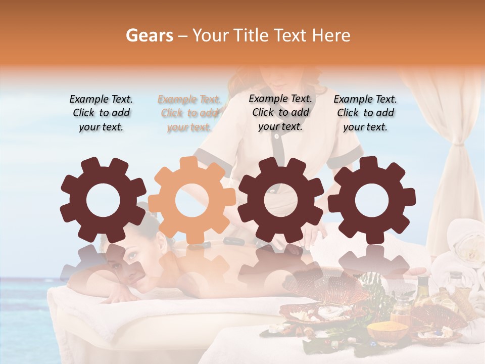 Candle Herbal Lifestyle PowerPoint Template