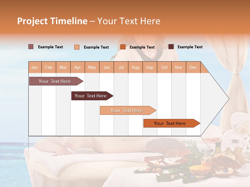 Candle Herbal Lifestyle PowerPoint Template