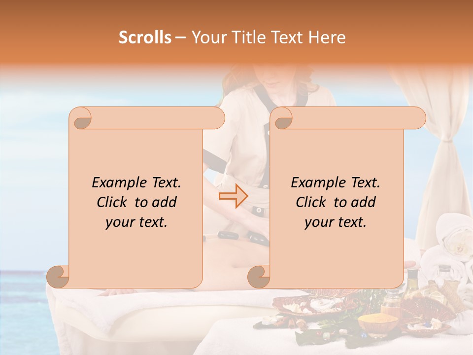 Candle Herbal Lifestyle PowerPoint Template