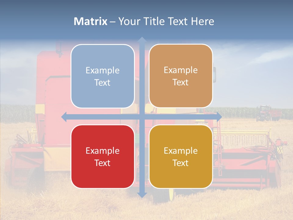 Cereal Farming Harvesting PowerPoint Template