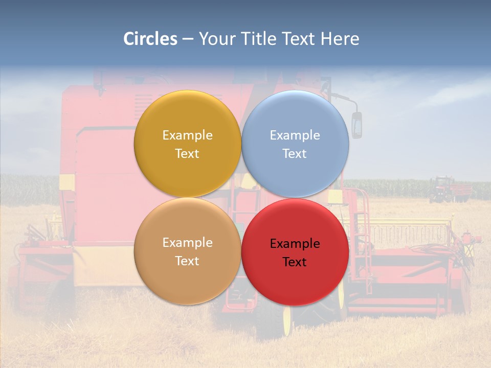 Cereal Farming Harvesting PowerPoint Template