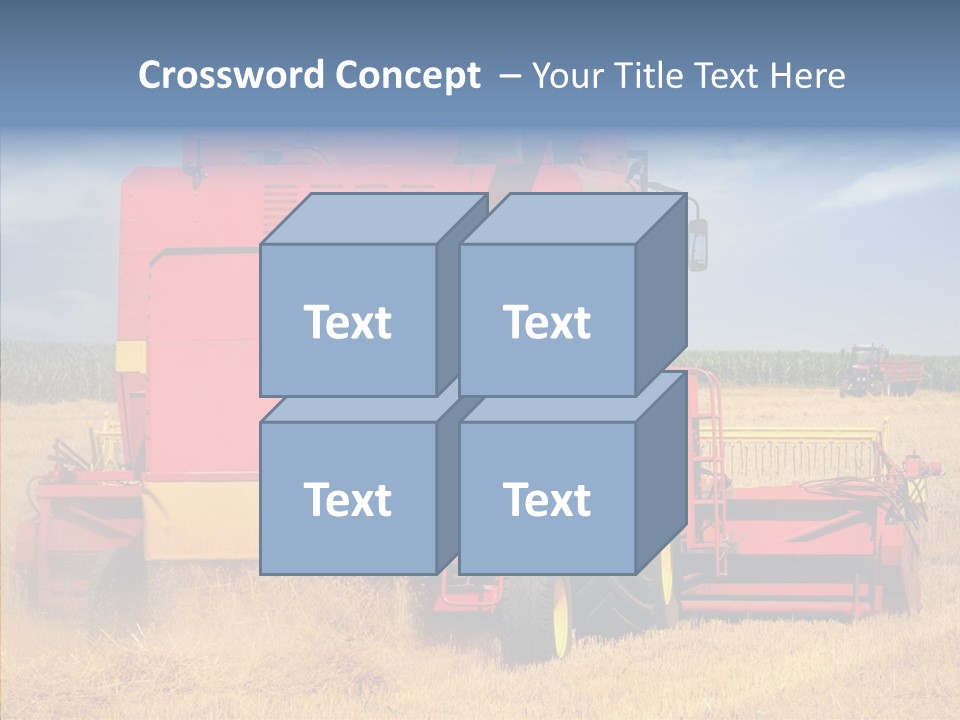 Cereal Farming Harvesting PowerPoint Template