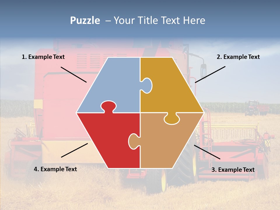 Cereal Farming Harvesting PowerPoint Template