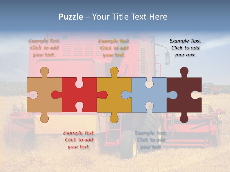 Cereal Farming Harvesting PowerPoint Template