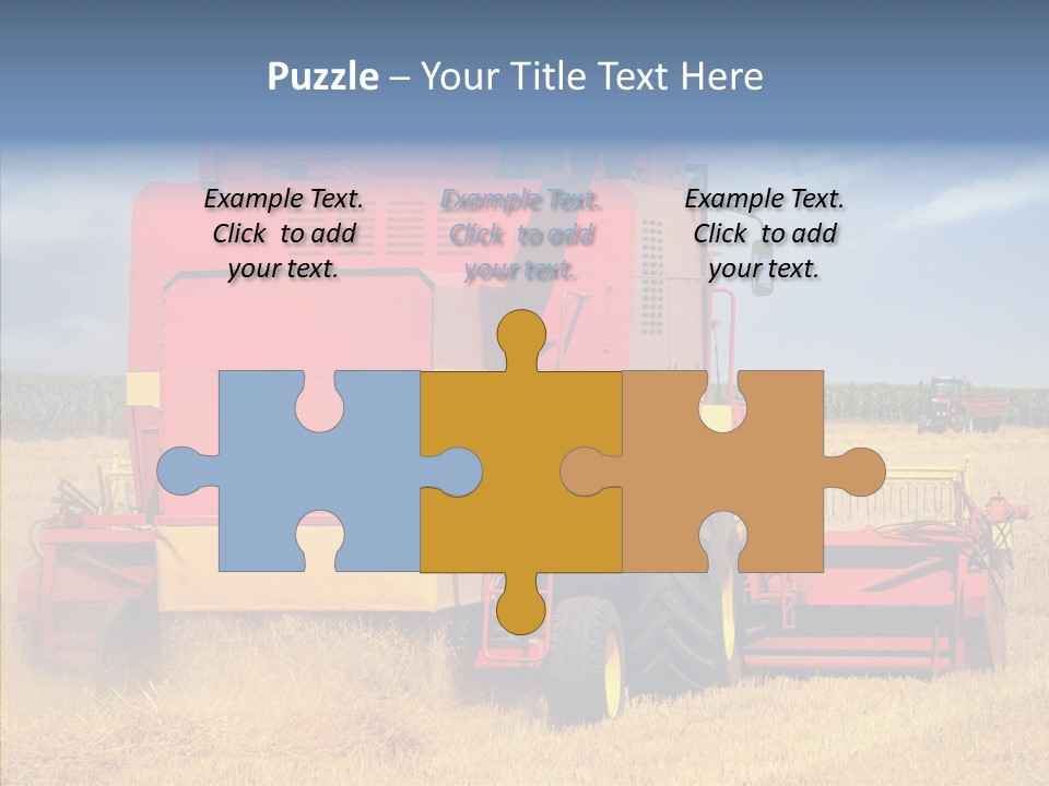 Cereal Farming Harvesting PowerPoint Template