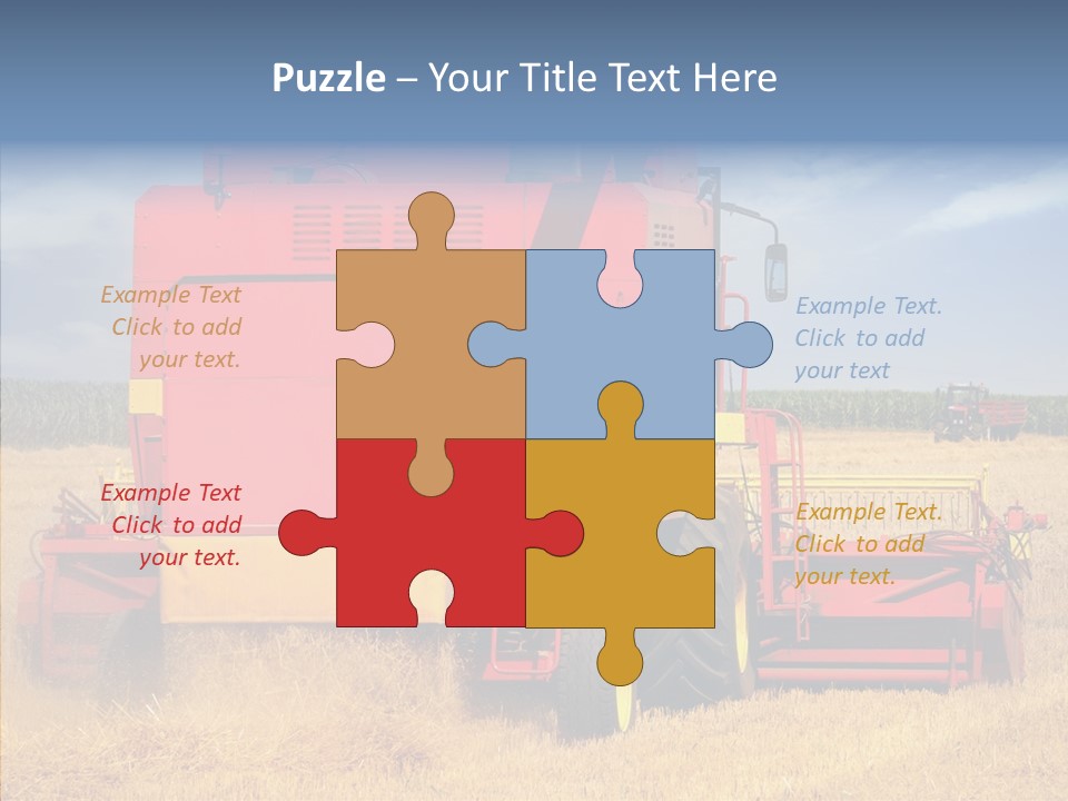 Cereal Farming Harvesting PowerPoint Template