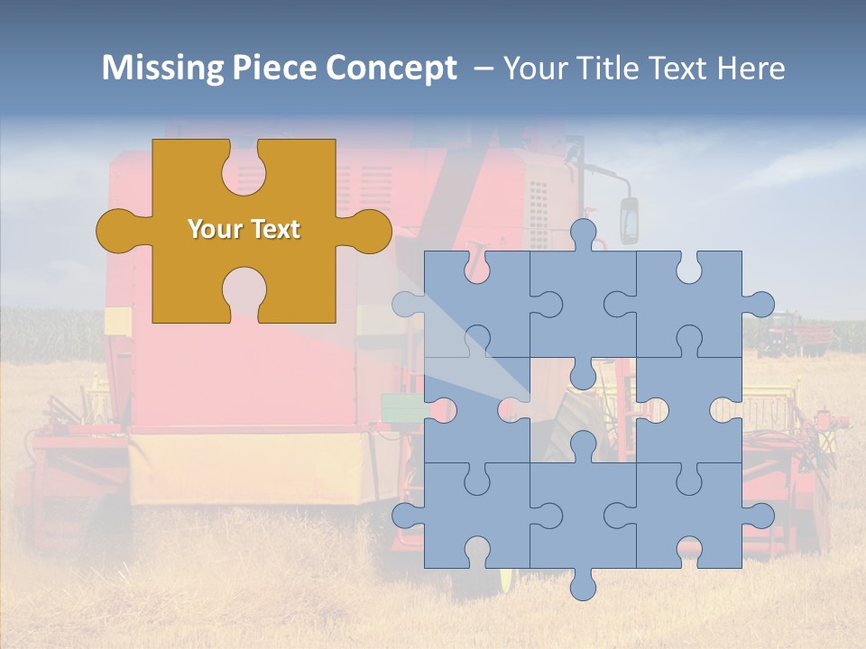 Cereal Farming Harvesting PowerPoint Template