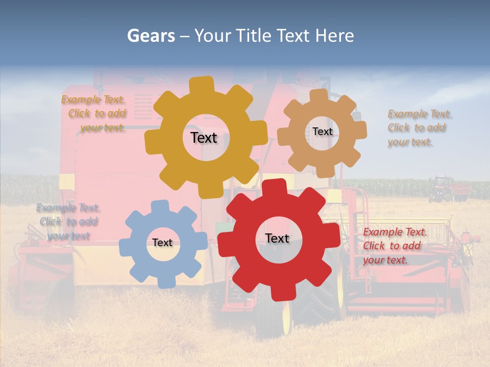 Cereal Farming Harvesting PowerPoint Template