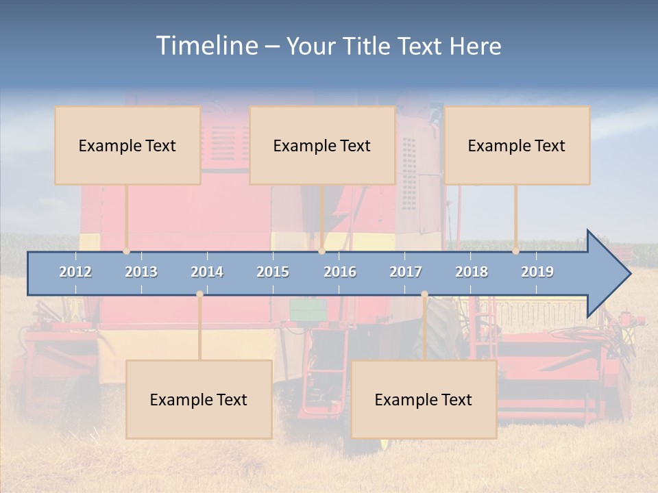 Cereal Farming Harvesting PowerPoint Template