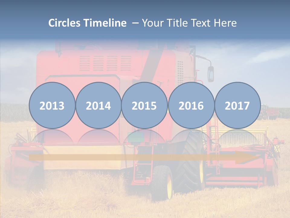 Cereal Farming Harvesting PowerPoint Template