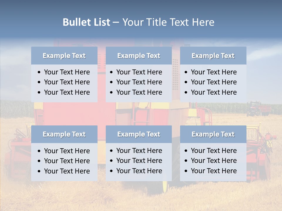 Cereal Farming Harvesting PowerPoint Template