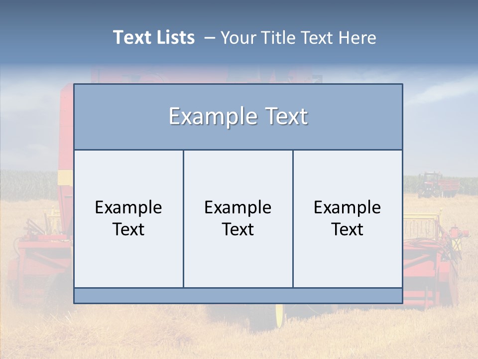 Cereal Farming Harvesting PowerPoint Template