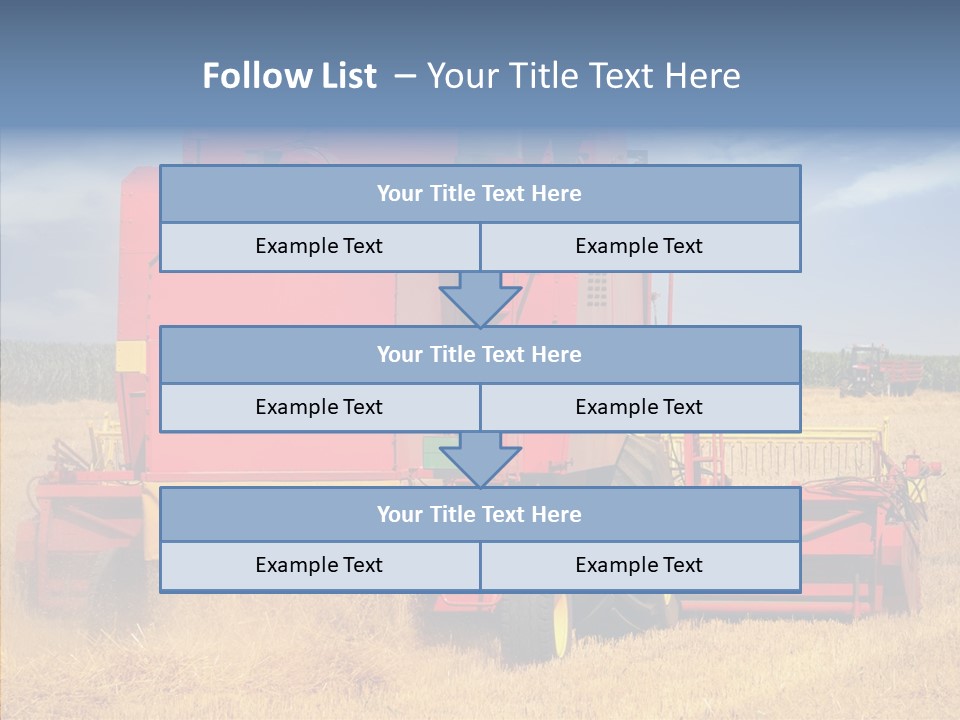 Cereal Farming Harvesting PowerPoint Template