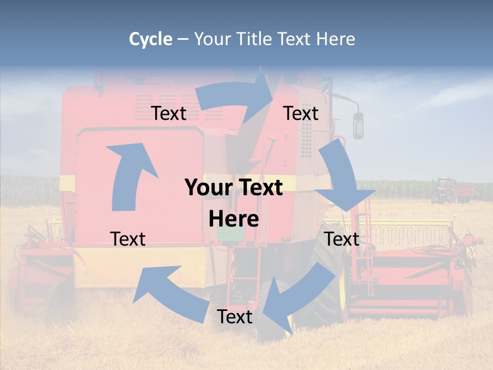 Cereal Farming Harvesting PowerPoint Template