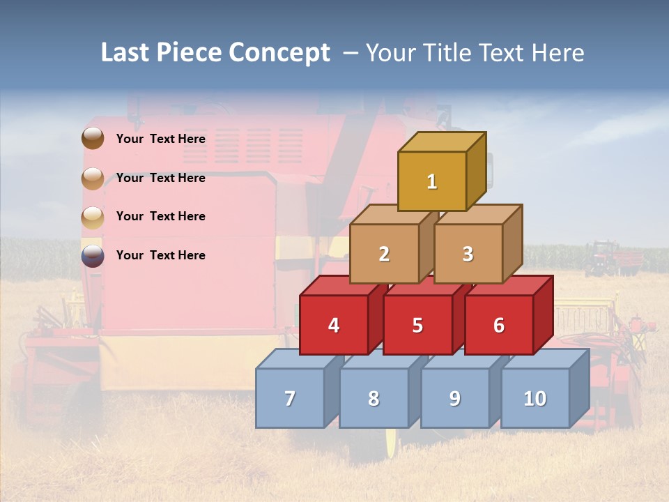 Cereal Farming Harvesting PowerPoint Template