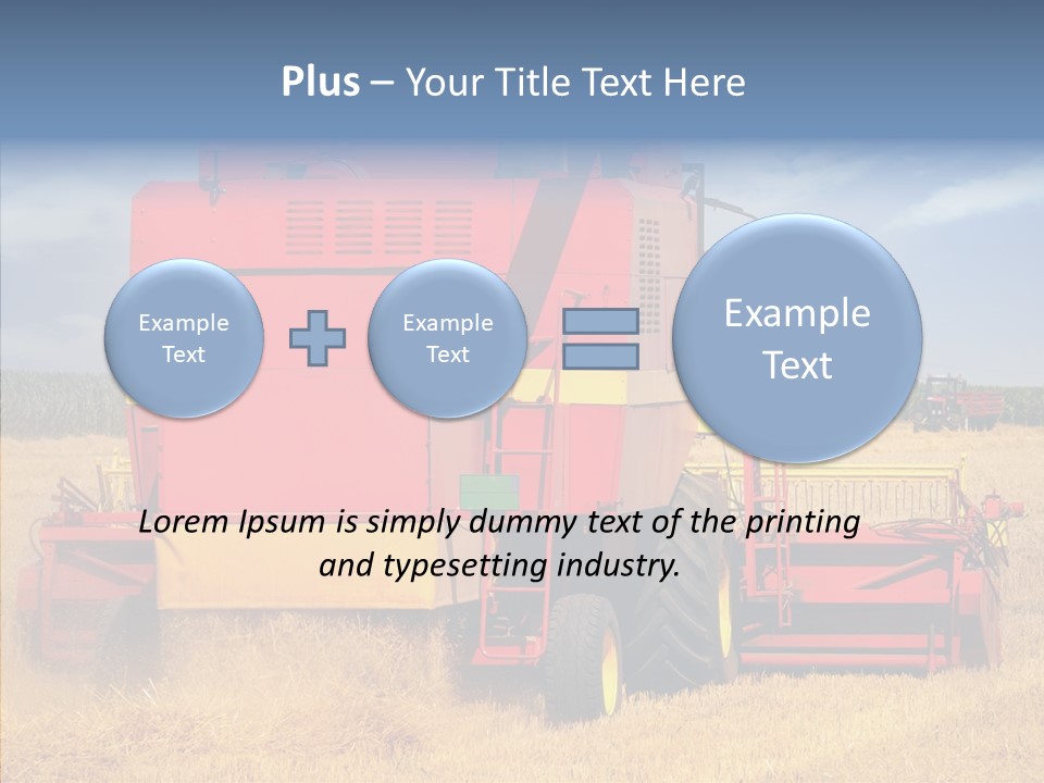 Cereal Farming Harvesting PowerPoint Template