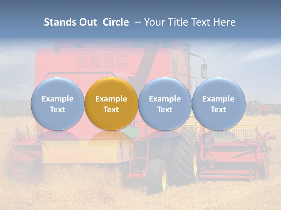 Cereal Farming Harvesting PowerPoint Template