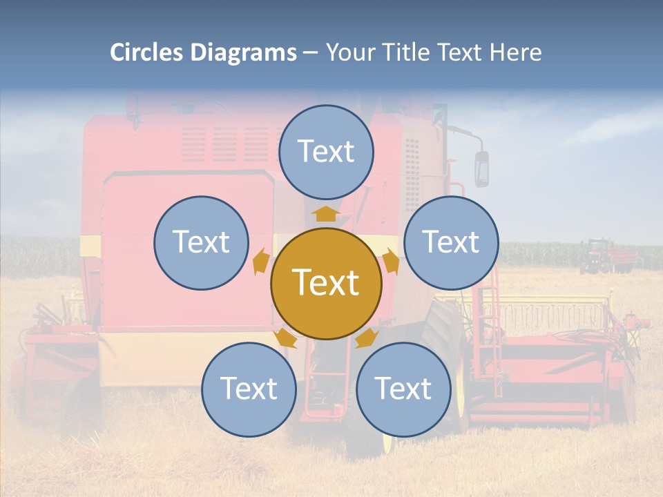 Cereal Farming Harvesting PowerPoint Template