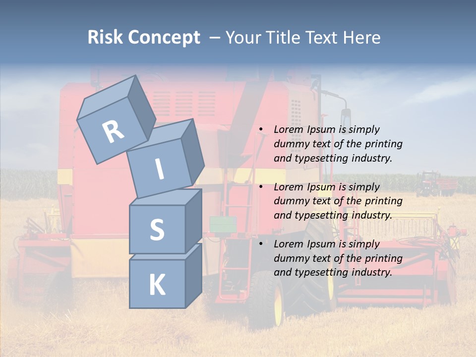 Cereal Farming Harvesting PowerPoint Template