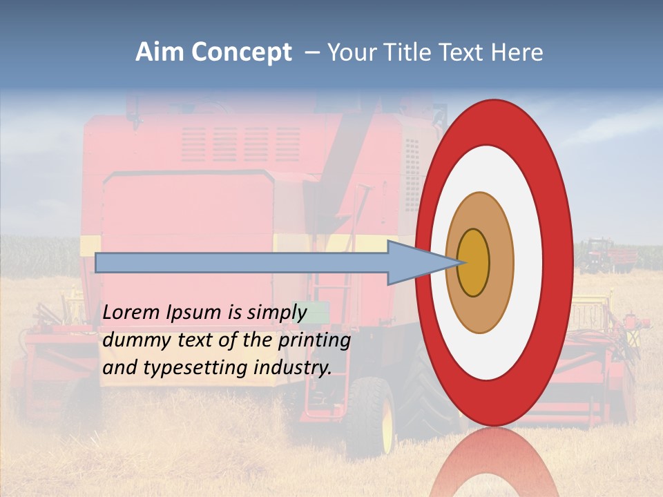 Cereal Farming Harvesting PowerPoint Template