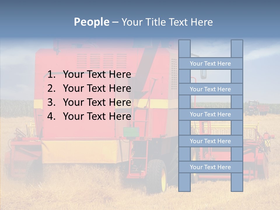 Cereal Farming Harvesting PowerPoint Template