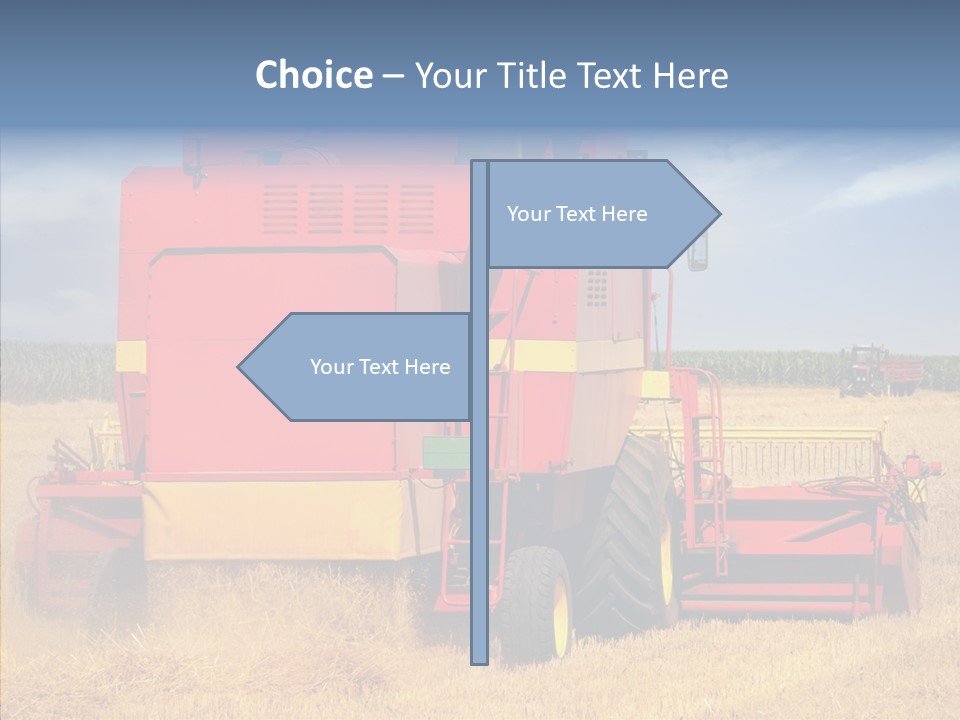 Cereal Farming Harvesting PowerPoint Template