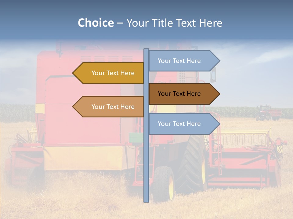 Cereal Farming Harvesting PowerPoint Template