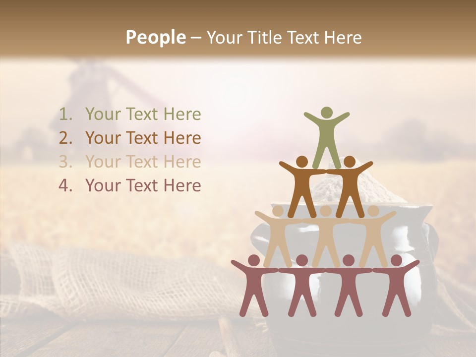 Team Toon Conference PowerPoint Template