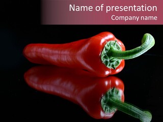 Hot Peppers Chef PowerPoint Template