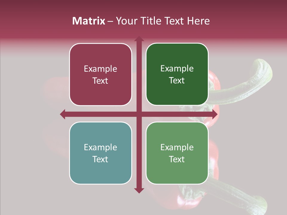 Hot Peppers Chef PowerPoint Template
