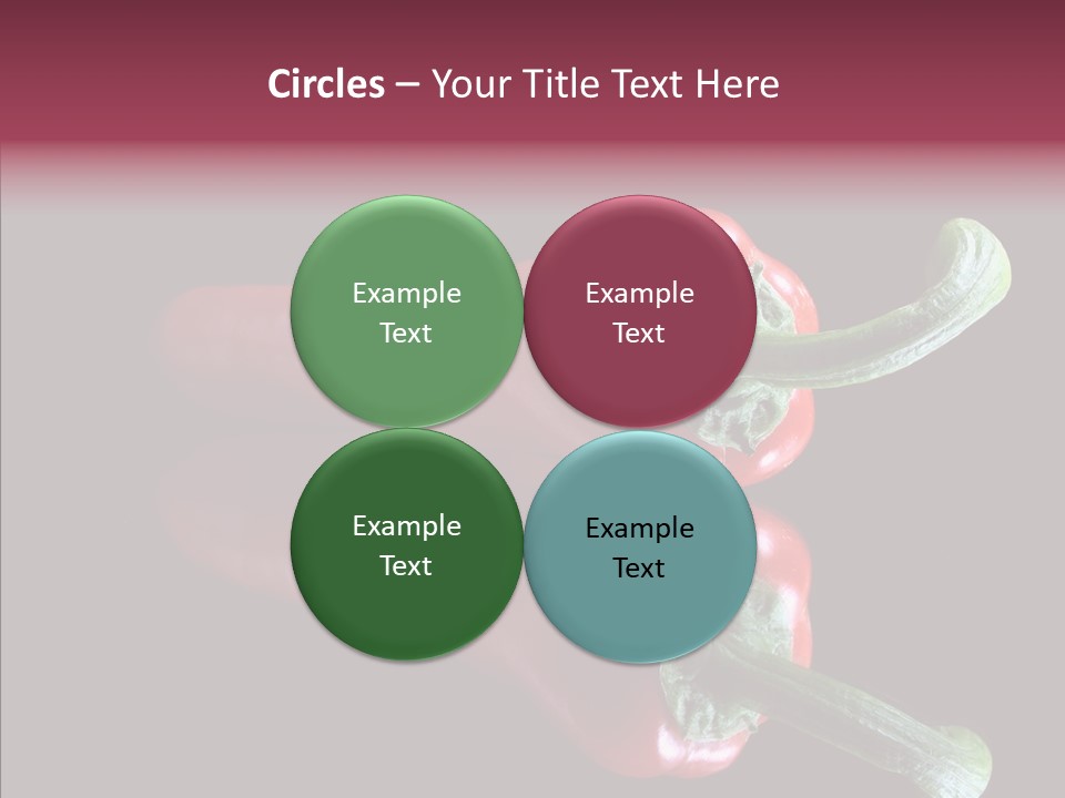 Hot Peppers Chef PowerPoint Template