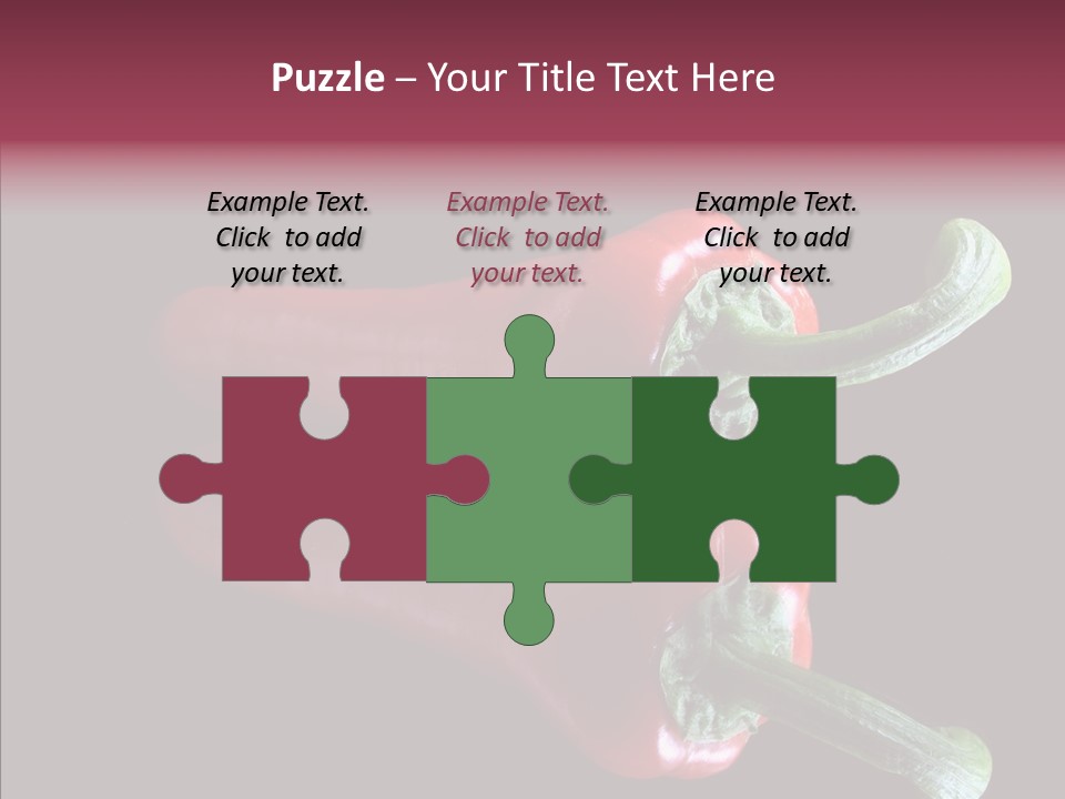 Hot Peppers Chef PowerPoint Template