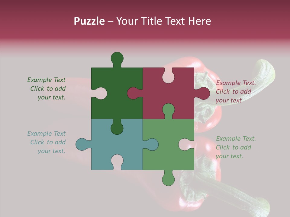 Hot Peppers Chef PowerPoint Template