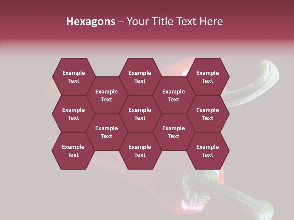 Hot Peppers Chef PowerPoint Template