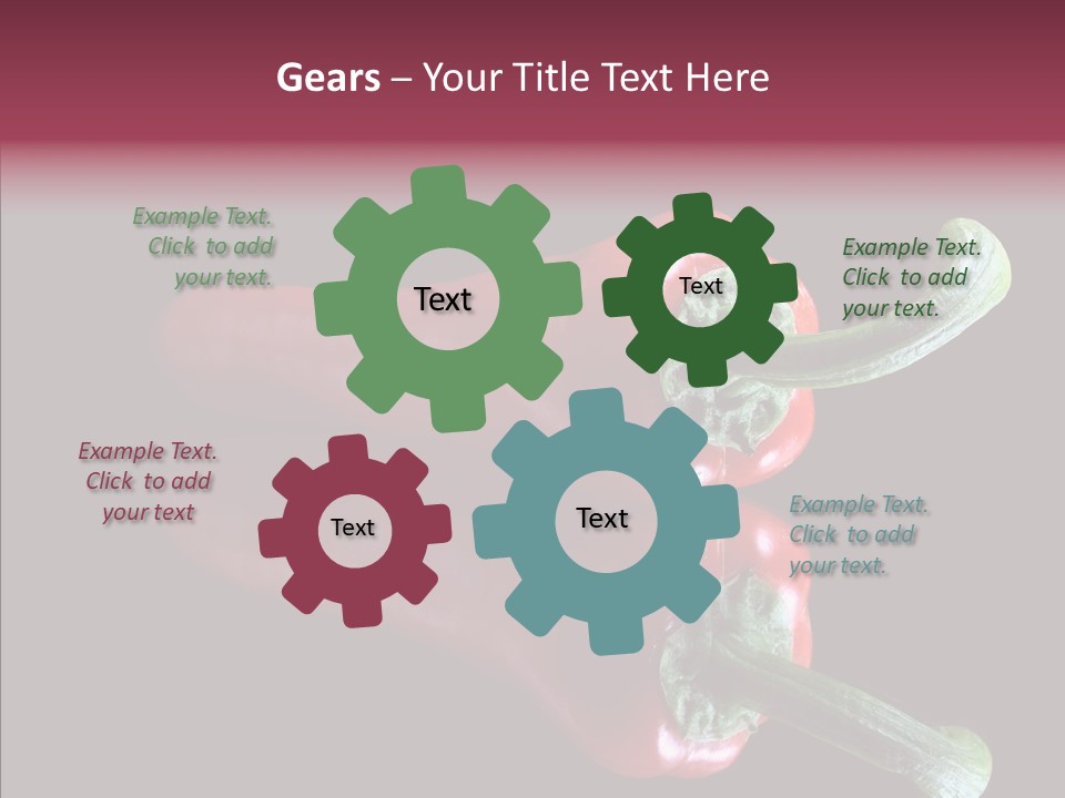 Hot Peppers Chef PowerPoint Template