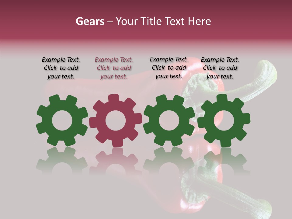 Hot Peppers Chef PowerPoint Template