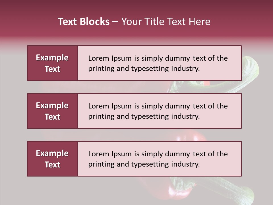 Hot Peppers Chef PowerPoint Template