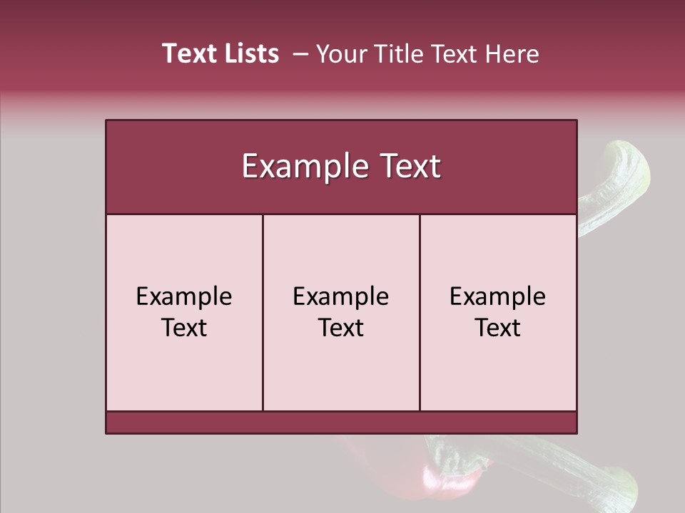 Hot Peppers Chef PowerPoint Template