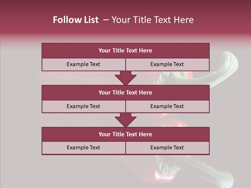 Hot Peppers Chef PowerPoint Template
